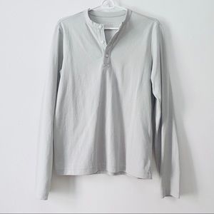 NWT EVERLANE Men’s Premium Weight Henley Tee